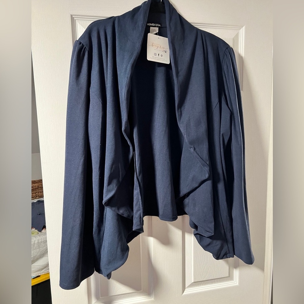 3XL Heimish USA Navy Blue Boutique Blazer